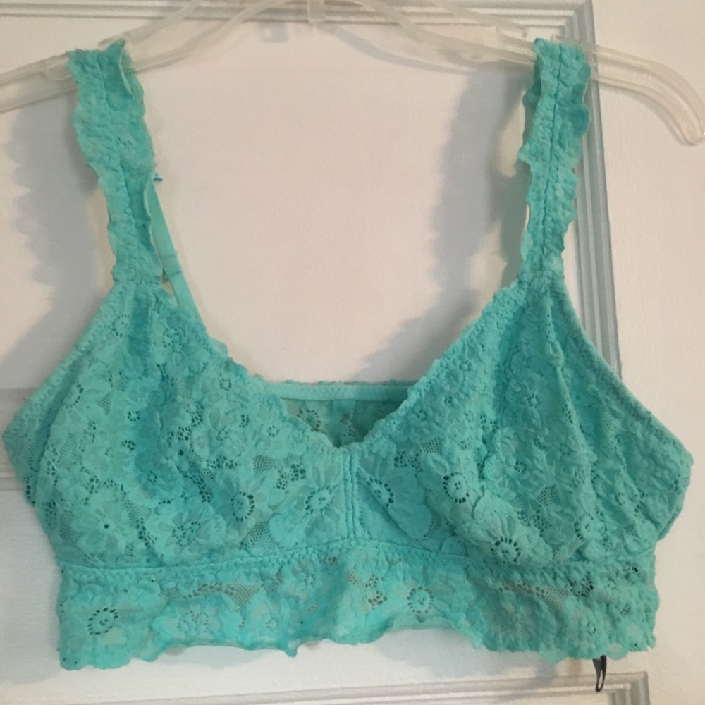 Aerie teal bralette